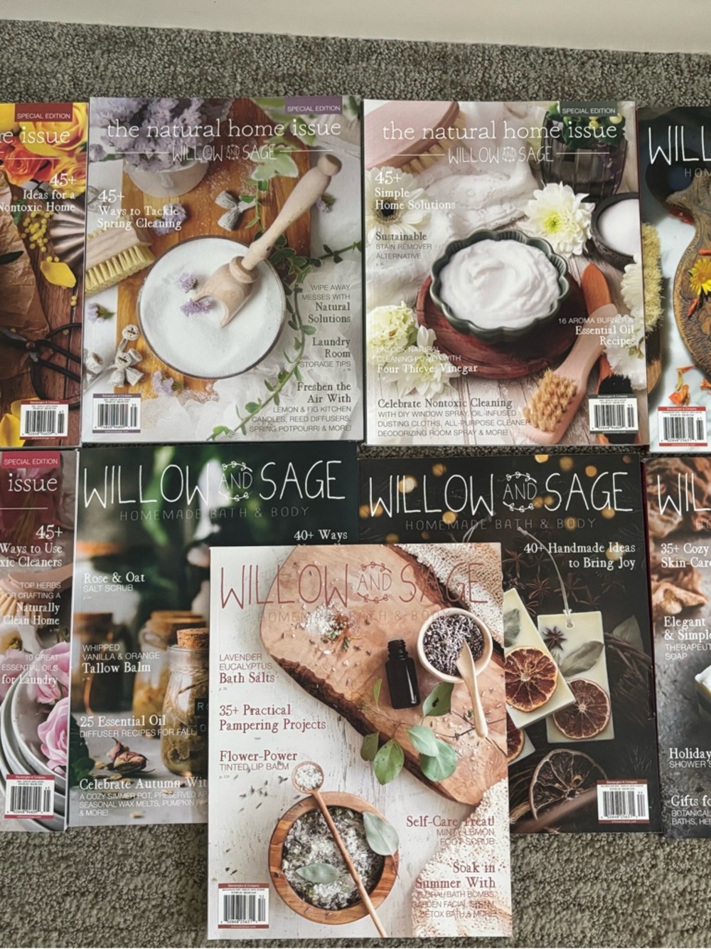 Willow and Sage Magazine Bundle - and The Natural Home 2023 to 2026